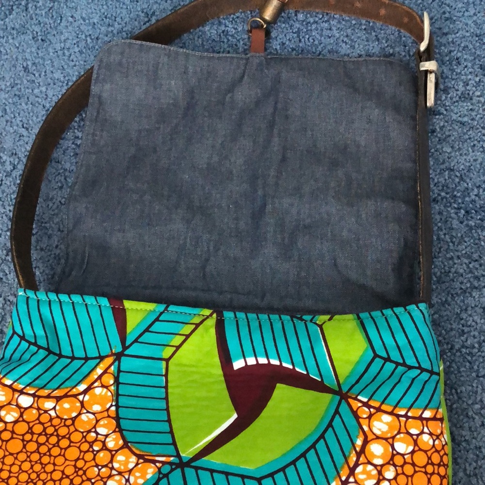 Wallace & Pfeiffer Leather-Trimmed Handbag NWOT - Picture 6 of 13